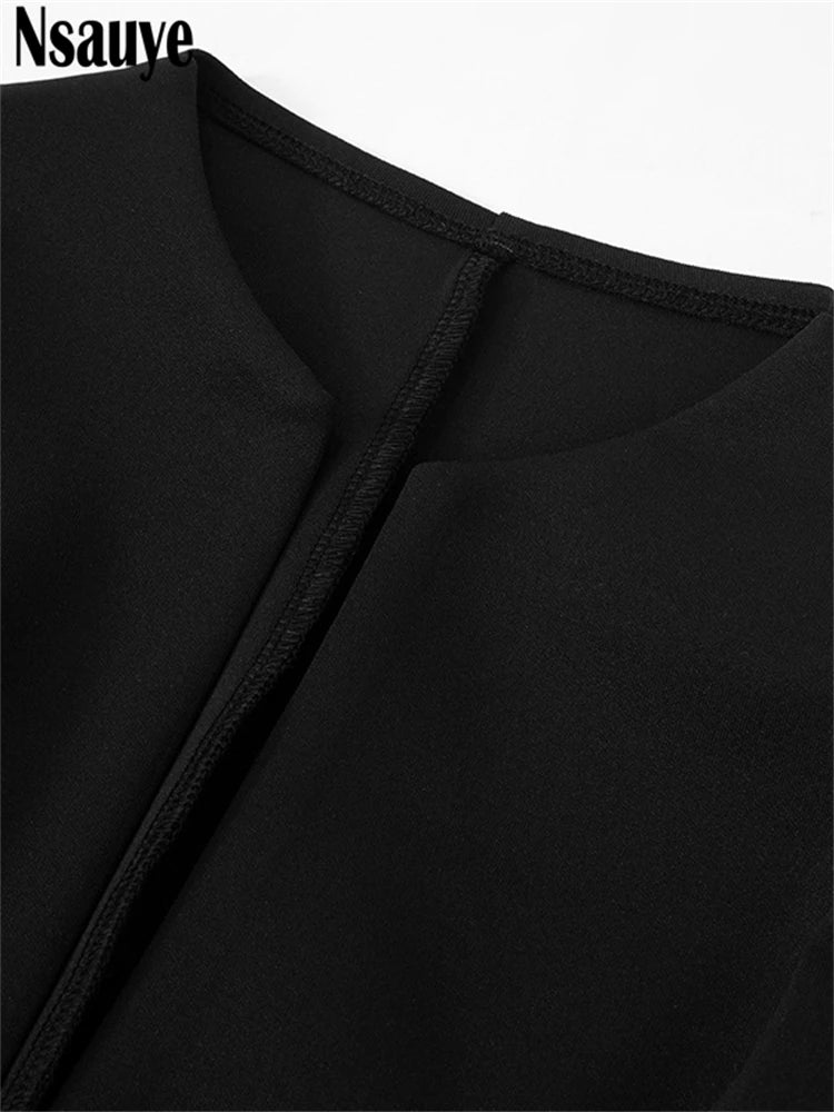 Nsauye Party Dress Women Fashion New Elegant Mini Short Sleeveless Bodycon Night Club Sexy Evening Holiday Dress A-Line 2025